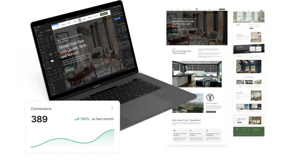 Website evolving with your business